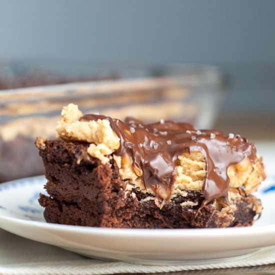 Buckeye Turtle Brownies