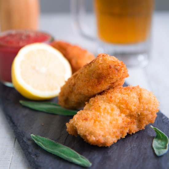 Fried Sweetbreads Italian Style