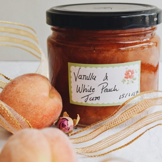 White Peach & Vanilla Bean Jam