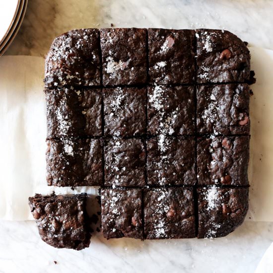 Chocolate Rye Brownies