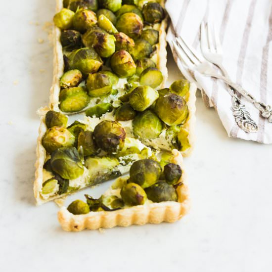 Brussels sprouts tarte