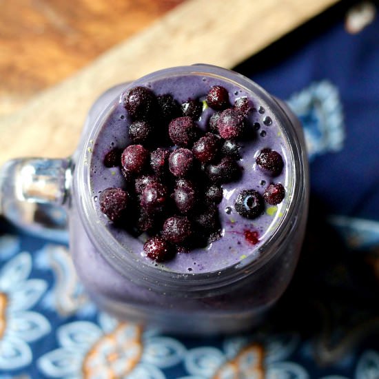 Cold-Fighting Blueberry Smoothie