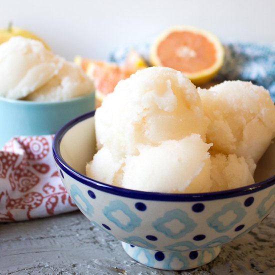 Grapefruit Sorbet