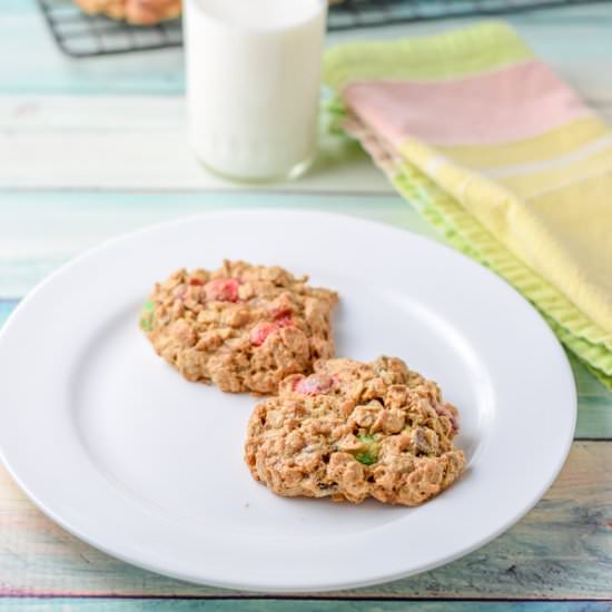 Not Scary Monster Cookies