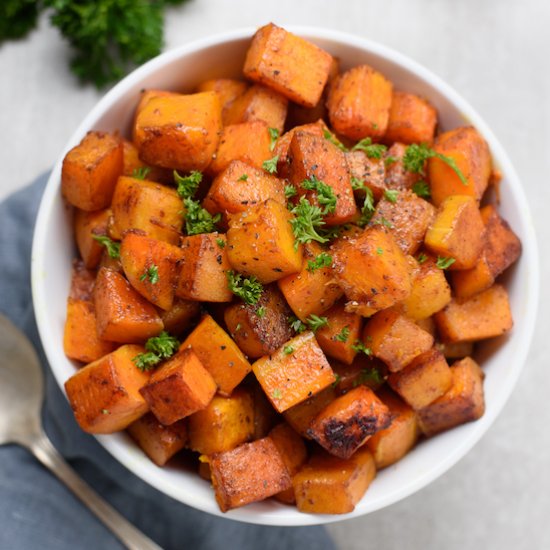 Easy Bake Spiced Butternut Squash