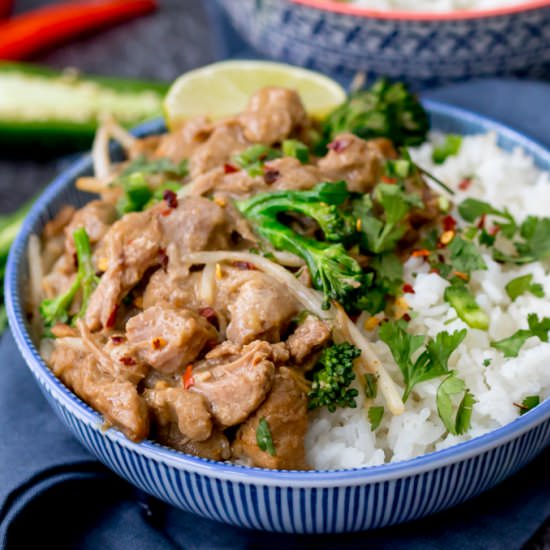 Thai Style Peanut Pork