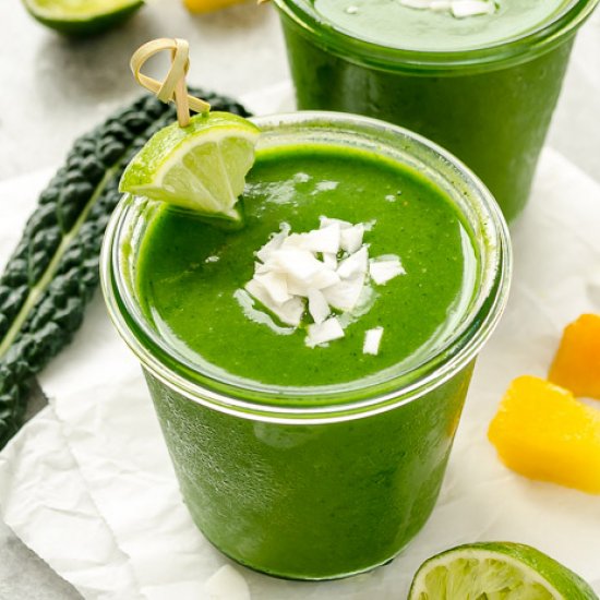 Tropi-Kale Green Smoothie