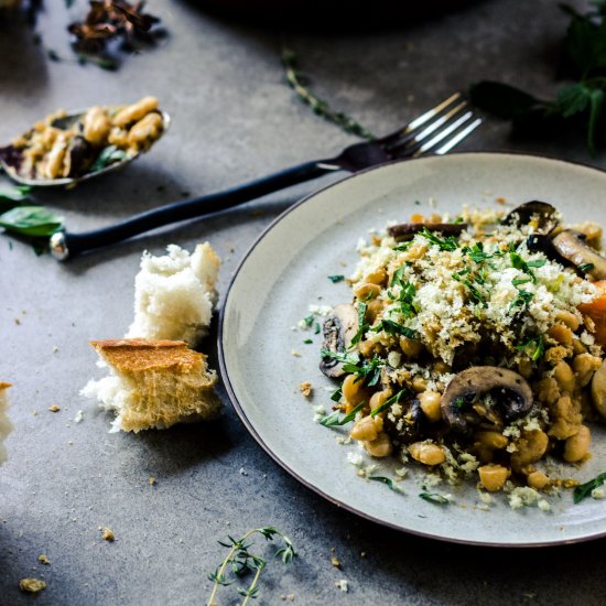 Vegan Mushroom Cassoulet