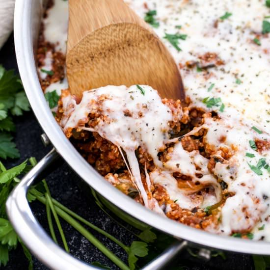 One Pot Pizza Quinoa Casserole