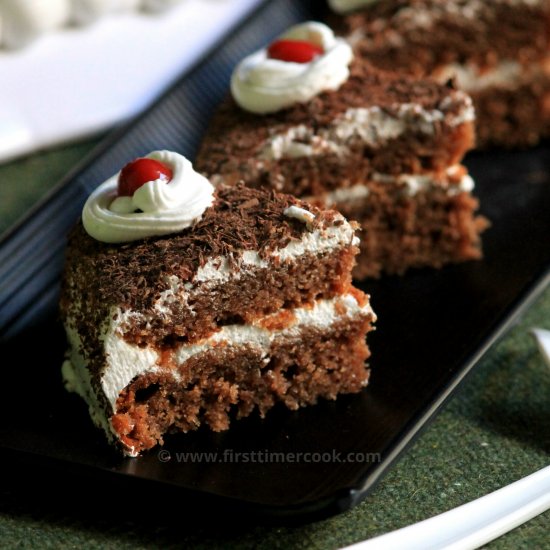 Eggless Black Forest Cake