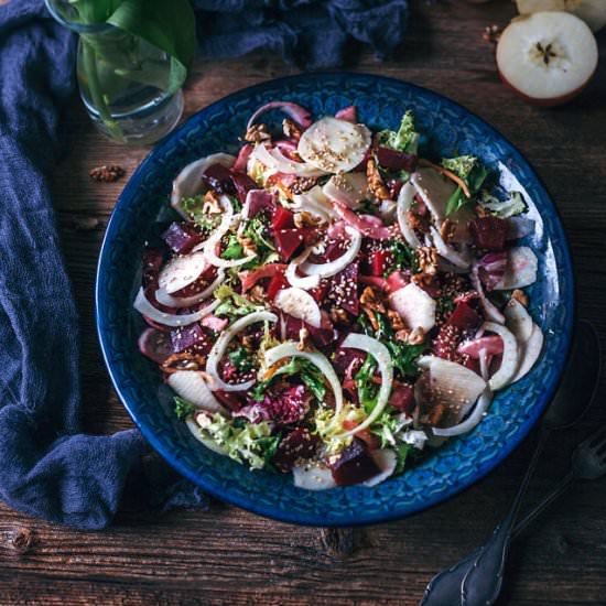 Beetroot, Fennel & Apple Salad