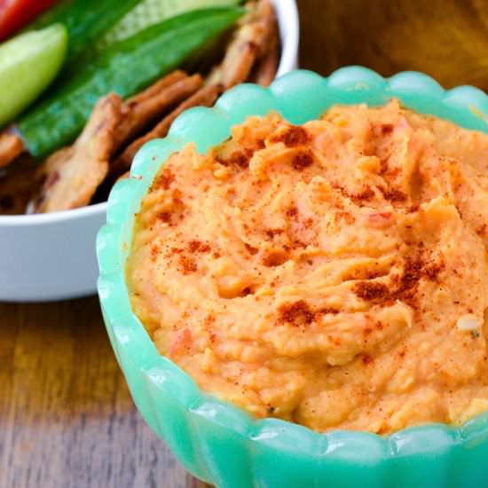 Spicy Sweet Potato Bean Dip