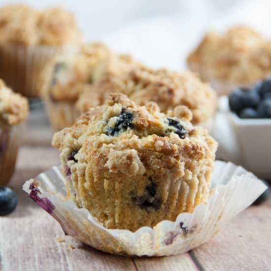 Blueberry Crumb Muffins