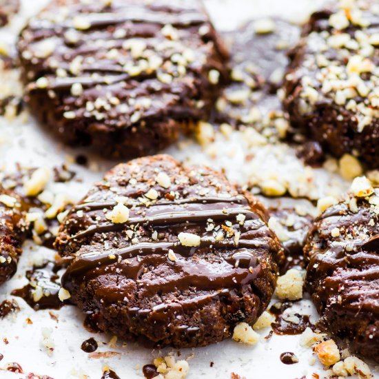 Chocolate Hazelnut Protein Cookies