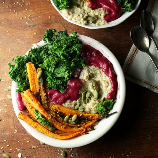 Savory Oat Bowls with Veggies