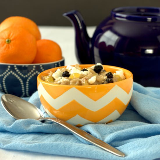 Lemon and Blueberry Oatmeal