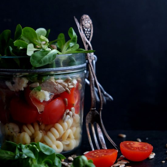 Pasta Salad with Chia Dressing