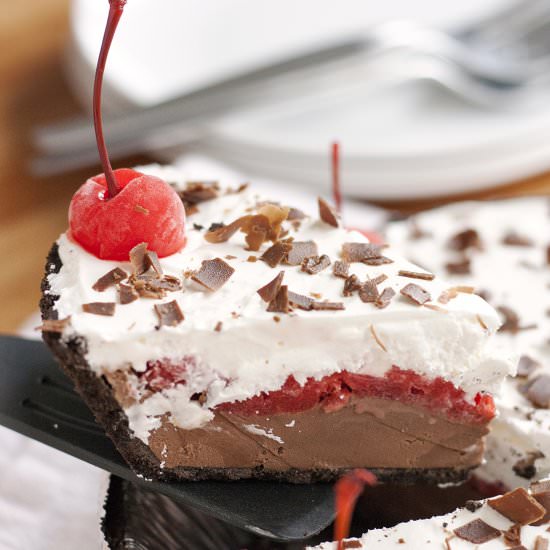 Black Forest Ice Cream Pie