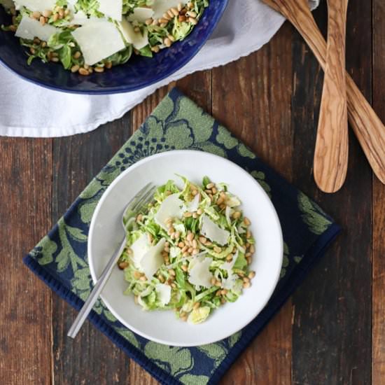 Shaved Brussels Sprouts Salad