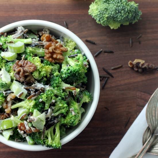 Broccoli Wild Rice Salad