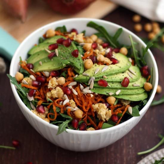 Healthy Sweet Potato Noodle Salad