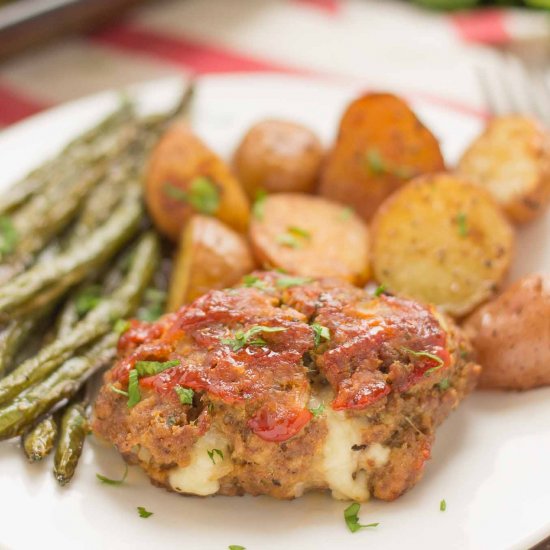 Sheet Pan Mini Meatloaves