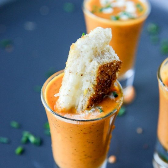 Creamy Tomato Soup Shooters