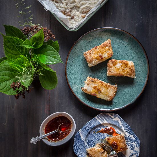 Savory Daikon/Radish Cake