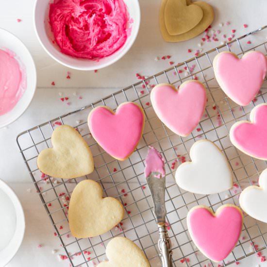 Valentine’s Day Sugar Cookies