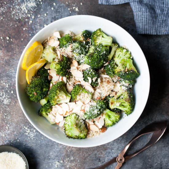 Roasted Broccoli Quinoa Salad