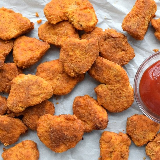 Healthier Baked Chicken Nuggets