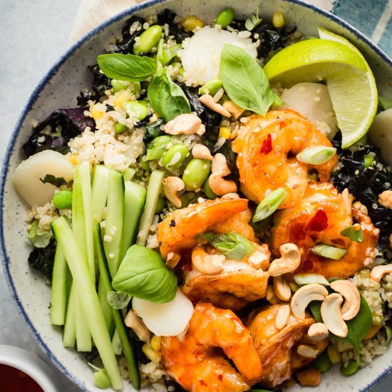 Healthy Dynamite Shrimp Bowl