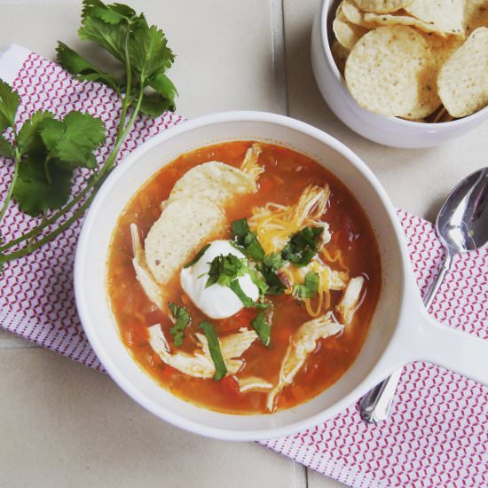 Fresh Chicken Tortilla Soup