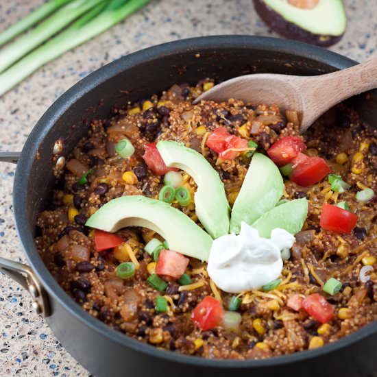 Enchilada Quinoa Skillet