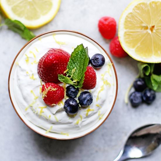 Easy Lemon Mousse