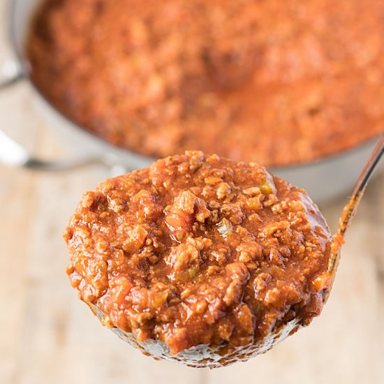 Traditional Bolognese Sauce