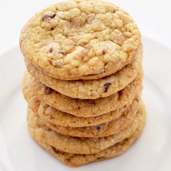 Milk Chocolate Toffee Cookies