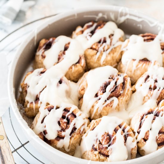 Gluten-Free Vegan Cinnamon Rolls