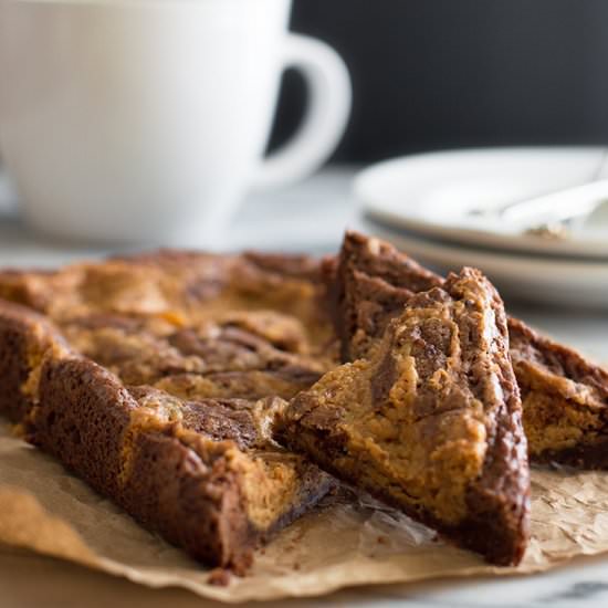 Peanut Butter Swirl Brownies