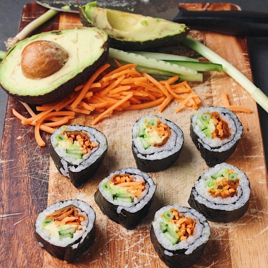 Vegan Sweet Potato Sushi