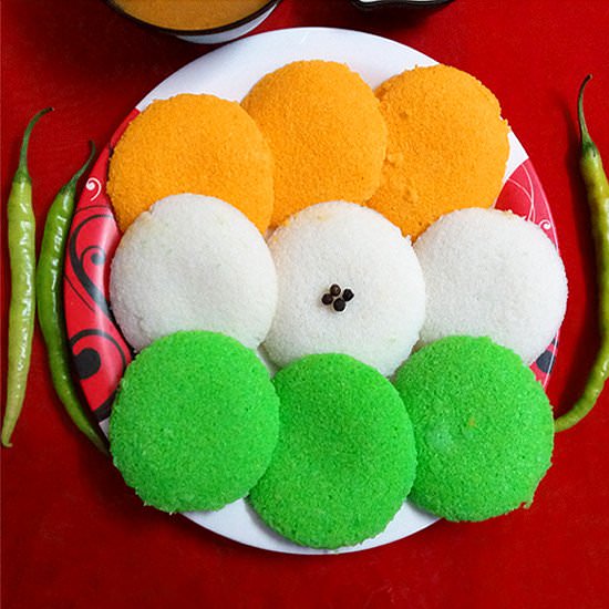 Tri Color Healthy Idli