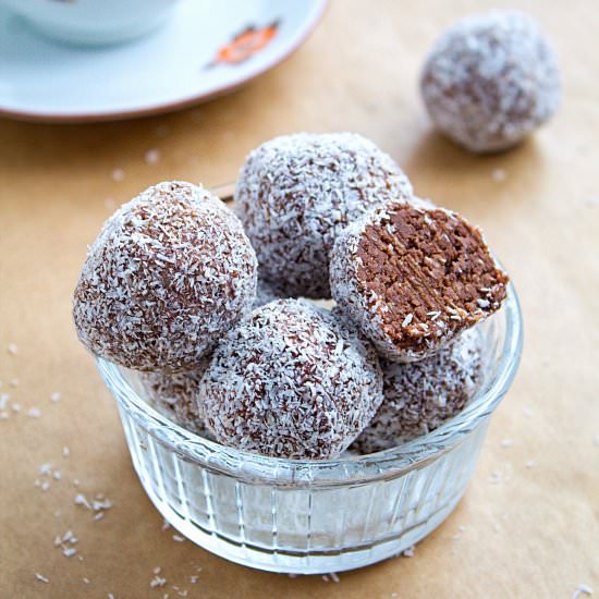 Coconut Peanut Butter Truffles