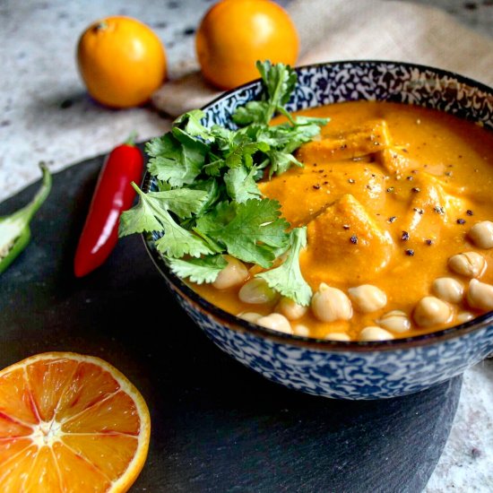 Tangy Blood Orange & Tofu Curry