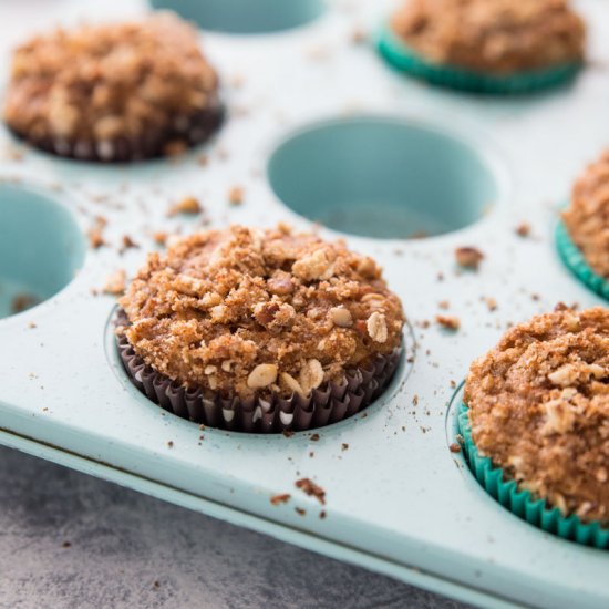 Carrot Oat Muffins