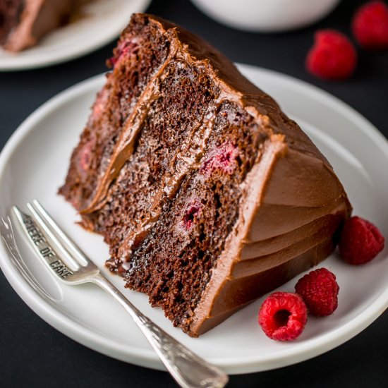 Chocolate Raspberry Cake