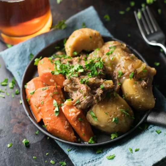 Brown Ale Beer-Braised Pot Roast