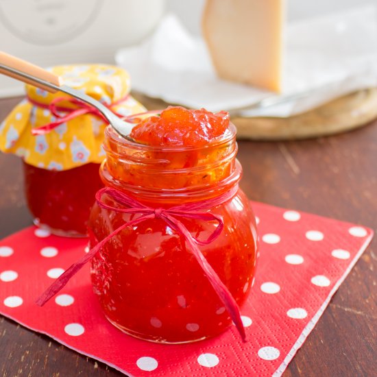 Homemade Apple Chilli Jam