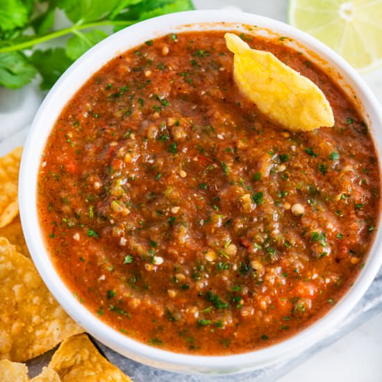 Classic Roasted Tomato Salsa