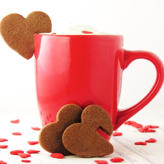 Valentine Mug Topper Cookies