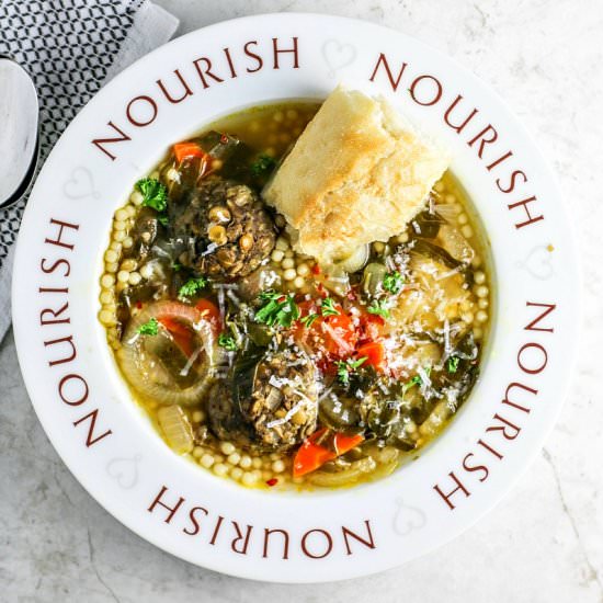 Vegetarian Italian Wedding Soup